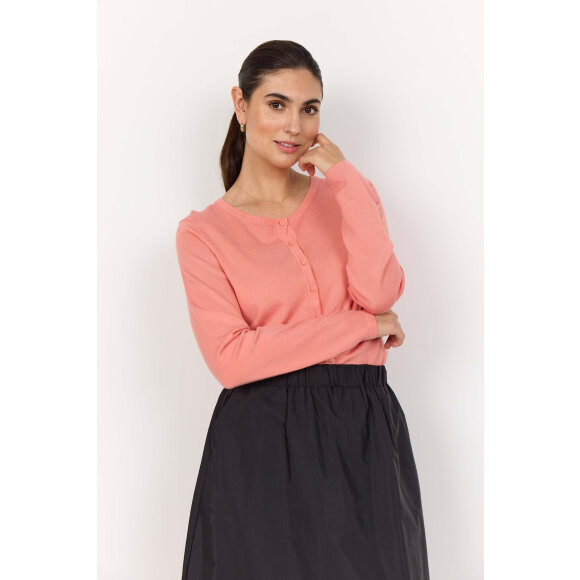 Soyaconcept cardigan coral - Lækre striktrøjer til kvinder - Soyaconcept 