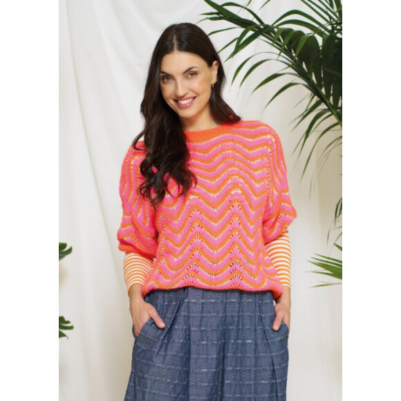 MARTA - Marta Strik pink/orange