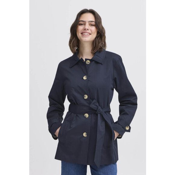 Fransa jakke navy - Jakker & frakker til dame - stort udvalg - FRANSA