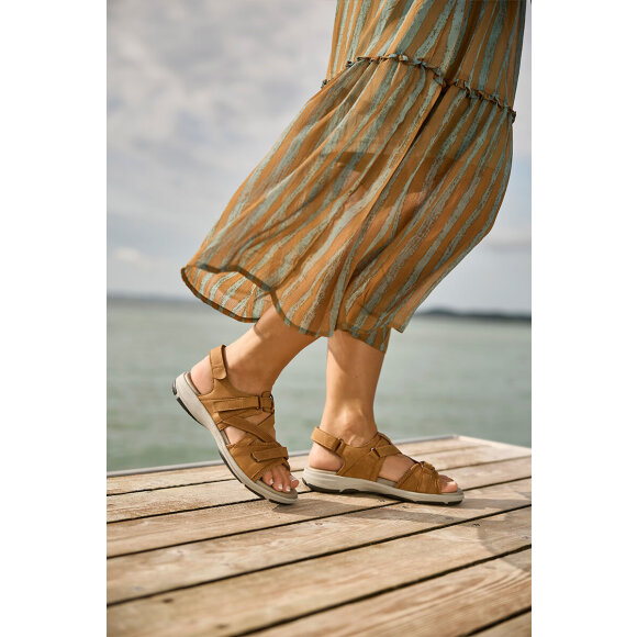 New feet sandaler cognac - Dame - Sandaler - New Feet