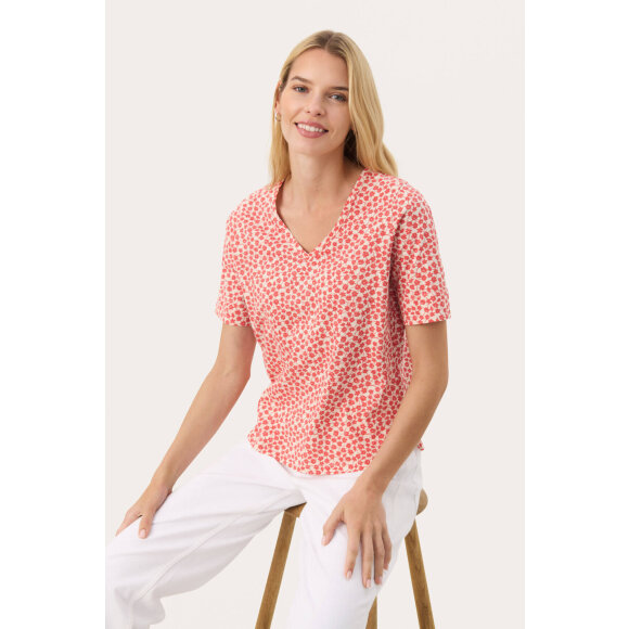 Part Two T-shirt rød - Dame - T-shirts - Part Two Part Two T-shirt rød - Dame - T-shirts - Part Two