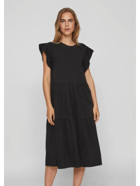 Vila Kjole sort - Mellemlange kjoler - VILA