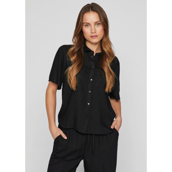 vila skjorte sort - Skjorter til kvinder - VILA