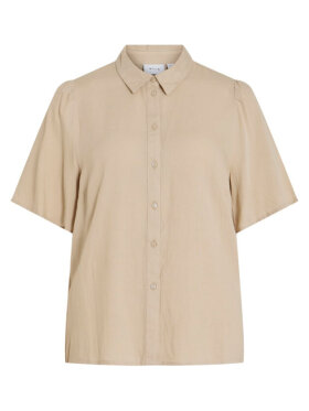 Vila skjorte sand - Skjorter til kvinder - VILA Vila skjorte sand - Skjorter til kvinder - VILA