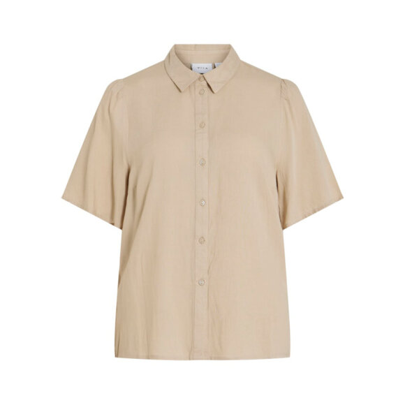 Vila skjorte sand - Skjorter til kvinder - VILA