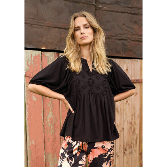 Soyaconcept  - Soyaconcept bluse sort