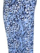 Zhenzi stump buks blå mix - Plus size bukser til kvinder - Zhenzi