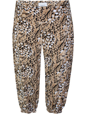 Zhenzi stump buks sand mix - Plus size bukser til kvinder - Zhenzi