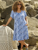 Zhenzi kjole blå mix - Kjoler til plus size kvinder - Zhenzi Zhenzi kjole blå mix - Kjoler til plus size kvinder - Zhenzi