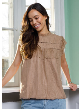 Black Colour bluse - Dame - Bluser - Black Colour