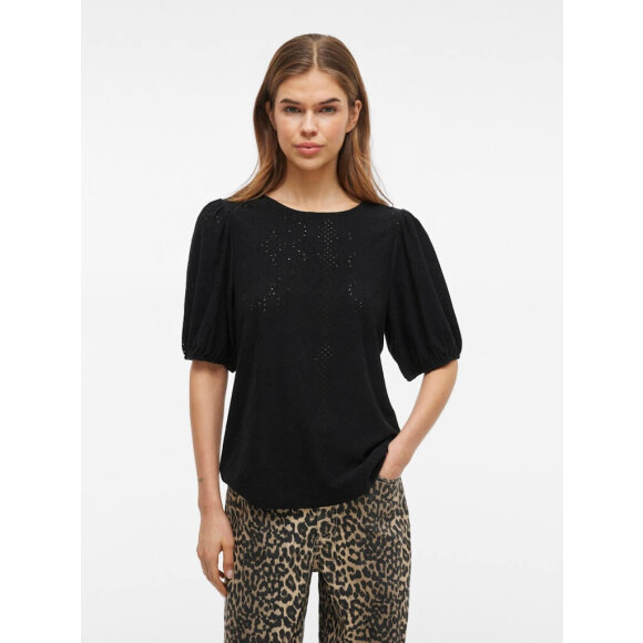 VILA T-shirt Sort - Dame - T-shirts - VILA