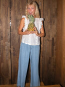 Sisters Point Buks - lys denim - Dame - Bukser  - Sisters Point