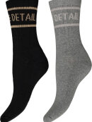Hype The Detail strømper 2-Pak sort/grå - Strømper & strømpebukser - Hype The Detail 