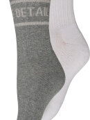 Hype The Detail  - Hype The Detail Sokker 2pk hvid/grå