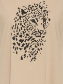 Fransa t-shirt sand - Dame - T-shirts - FRANSA