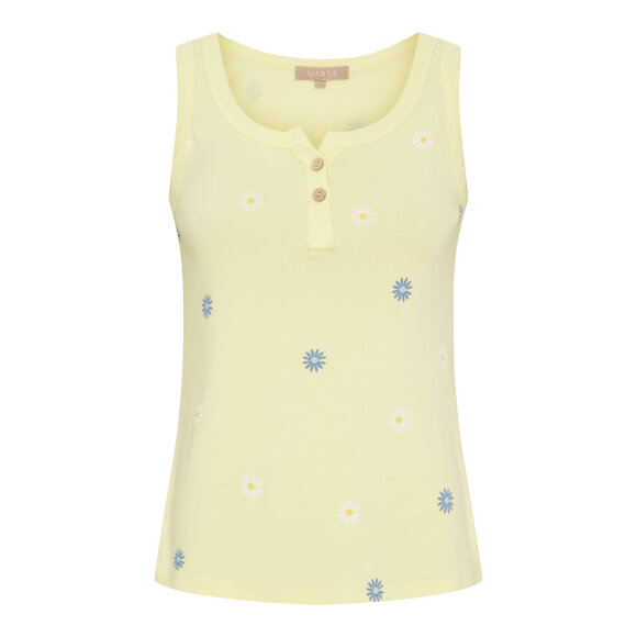Marta top gul - Toppe til dame - Sommertoppe mm. - MARTA Marta top gul - Toppe til dame - Sommertoppe mm. - MARTA