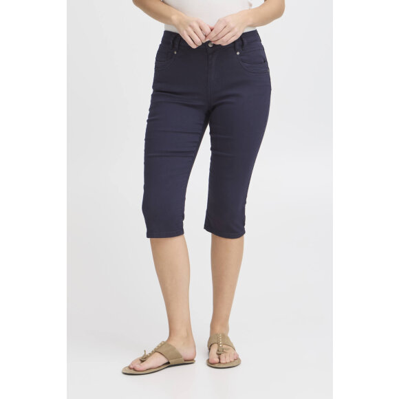 Pulz capri navy - W Shorts & Nickers - PULZ Jeans