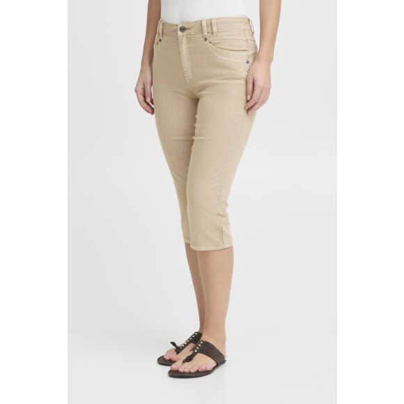 PULZ Jeans - Pulz capri sand