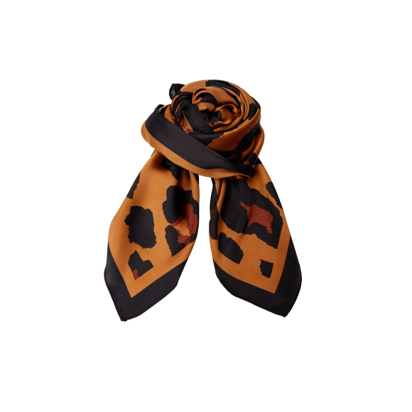 Black Colour tørklæde leo stor - Tørklæder - Black Colour