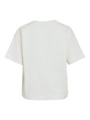 VILA - VILA T-shirt Hvid blomst