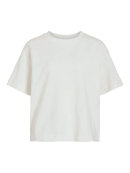 VILA - VILA T-shirt Hvid blomst
