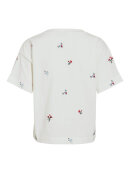 VILA - VILA T-shirt blå blomst