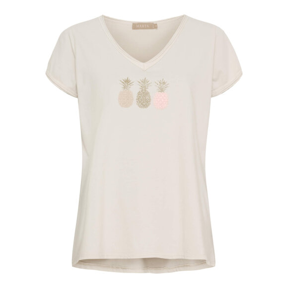 MARTA - Marta T-shirt sand
