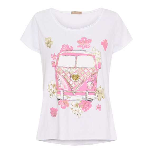 MARTA - Marta t-shirt hvid bus