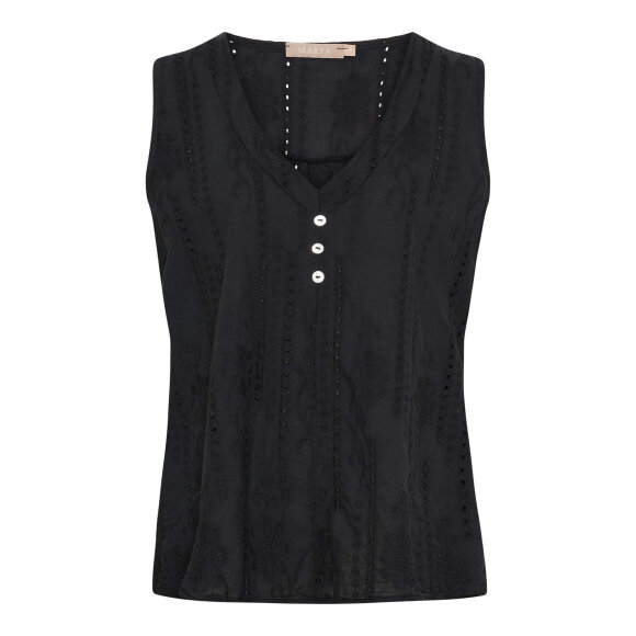 Marta bluse sort - Dame - Bluser - MARTA