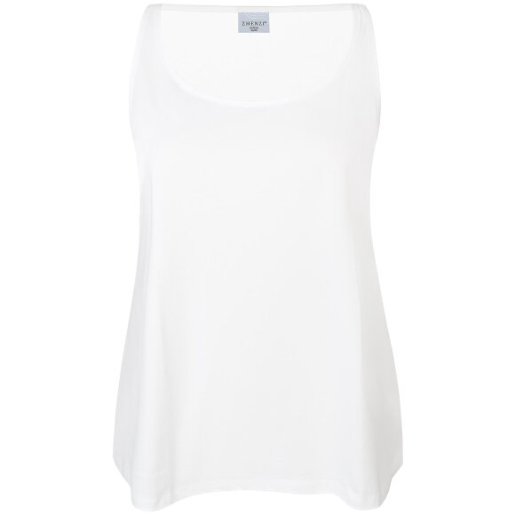 Zhenzi Top Hvid - Overdele til Plus size - Zhenzi Zhenzi Top Hvid - Overdele til Plus size - Zhenzi