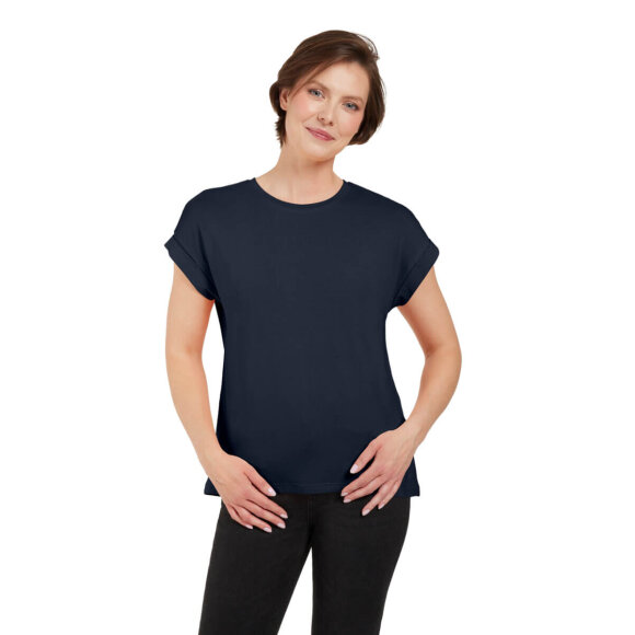 Brandtex T-shirt Navy - Dame - T-shirts - Brandtex Brandtex T-shirt Navy - Dame - T-shirts - Brandtex