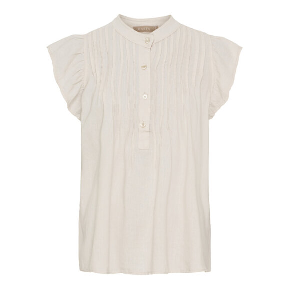 MARTA - Marta Bluse sand