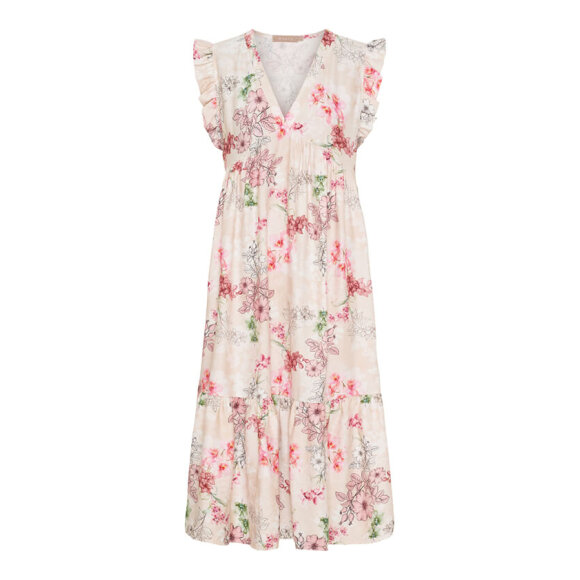 Marta Kjole Blomstret - Mellemlange kjoler - MARTA