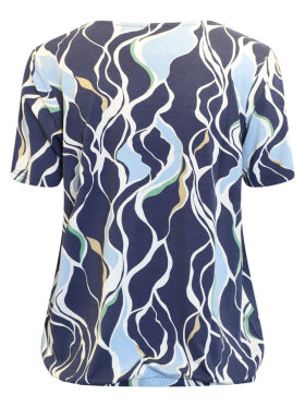 Brandtex modetøj - Brandtex Bluse Blå mix