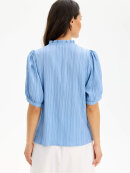 IN FRONT - In Front Bluse Lyseblå