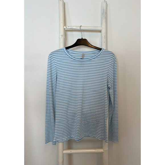 Lisbeth Merrild - Lisbeth Merrild T-shirt stribet lysblå