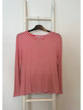 Lisbeth Merrild - Lisbeth Merrild T-shirt stribet rød