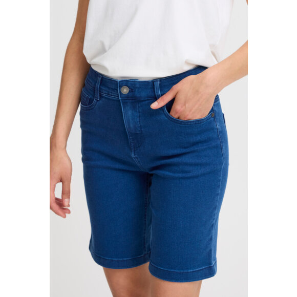 FRANSA - Fransa Shorts mellem blå