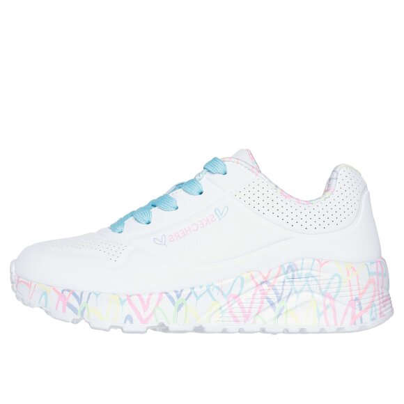 Skechers - Skechers sneakers hvid/pink