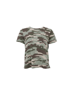 Black Colour Tee camouflage - Dame - T-shirts - Black Colour