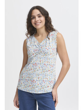 Fransa top blå - Toppe til dame - Sommertoppe mm. - FRANSA