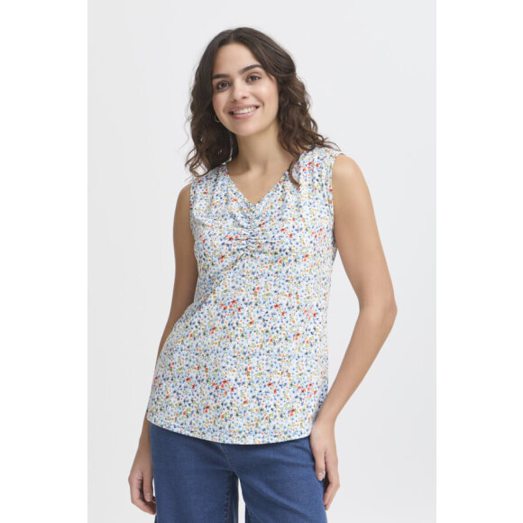 Fransa top blå - Toppe til dame - Sommertoppe mm. - FRANSA