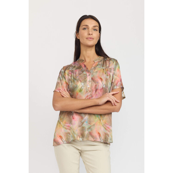 2-Biz Bluse rose mix - Dame - Bluser - 2-Biz