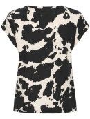 FRANSA - Fransa T-shirt SORT/OFF