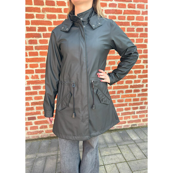 Soyaconcept regnjakke sort - Regntøj - Soyaconcept 