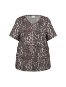 Wasabiconcept Bluse Leopard - Overdele til Plus size - Wasabiconcept