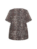 Wasabiconcept Bluse Leopard - Overdele til Plus size - Wasabiconcept