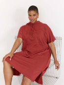 Wasabi concept Kjole Rustrød - Kjoler til plus size kvinder - Wasabiconcept