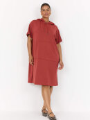 Wasabi concept Kjole Rustrød - Kjoler til plus size kvinder - Wasabiconcept