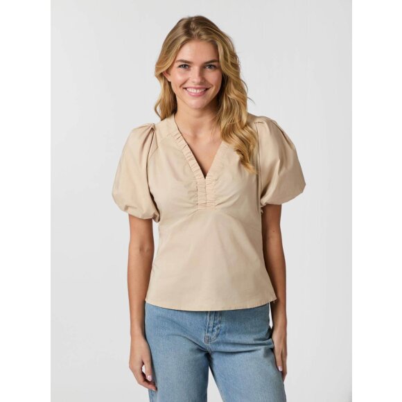Neo Noir - Neo Noir Bluse Dark Sand